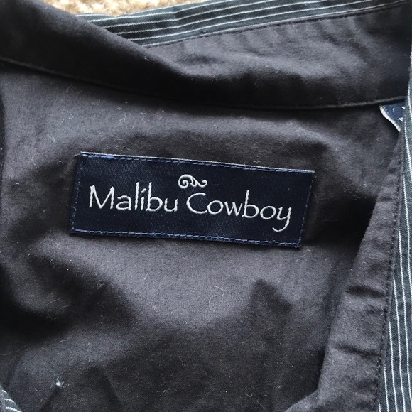 Vintage Malibu cowboy long sleeved shirt. - Picture 2 of 7